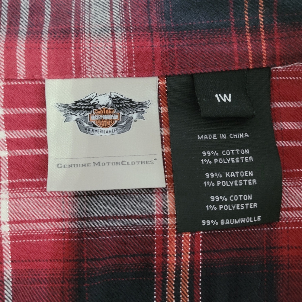 Harley Davidson Flannel size 1W - Picture 6 of 9